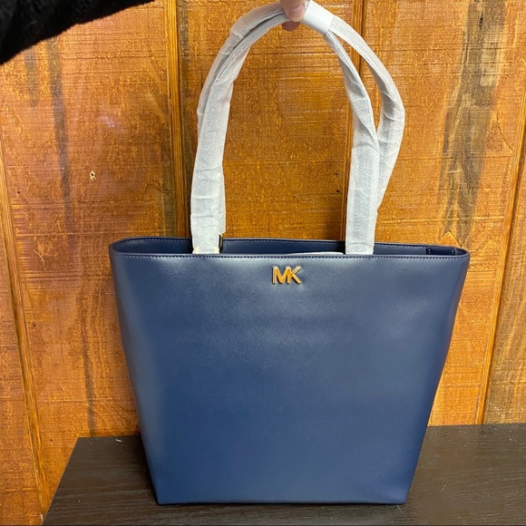 MICHAEL Michael Kors Handbags - Michael Kors Mott Leather Tote - Admiral
